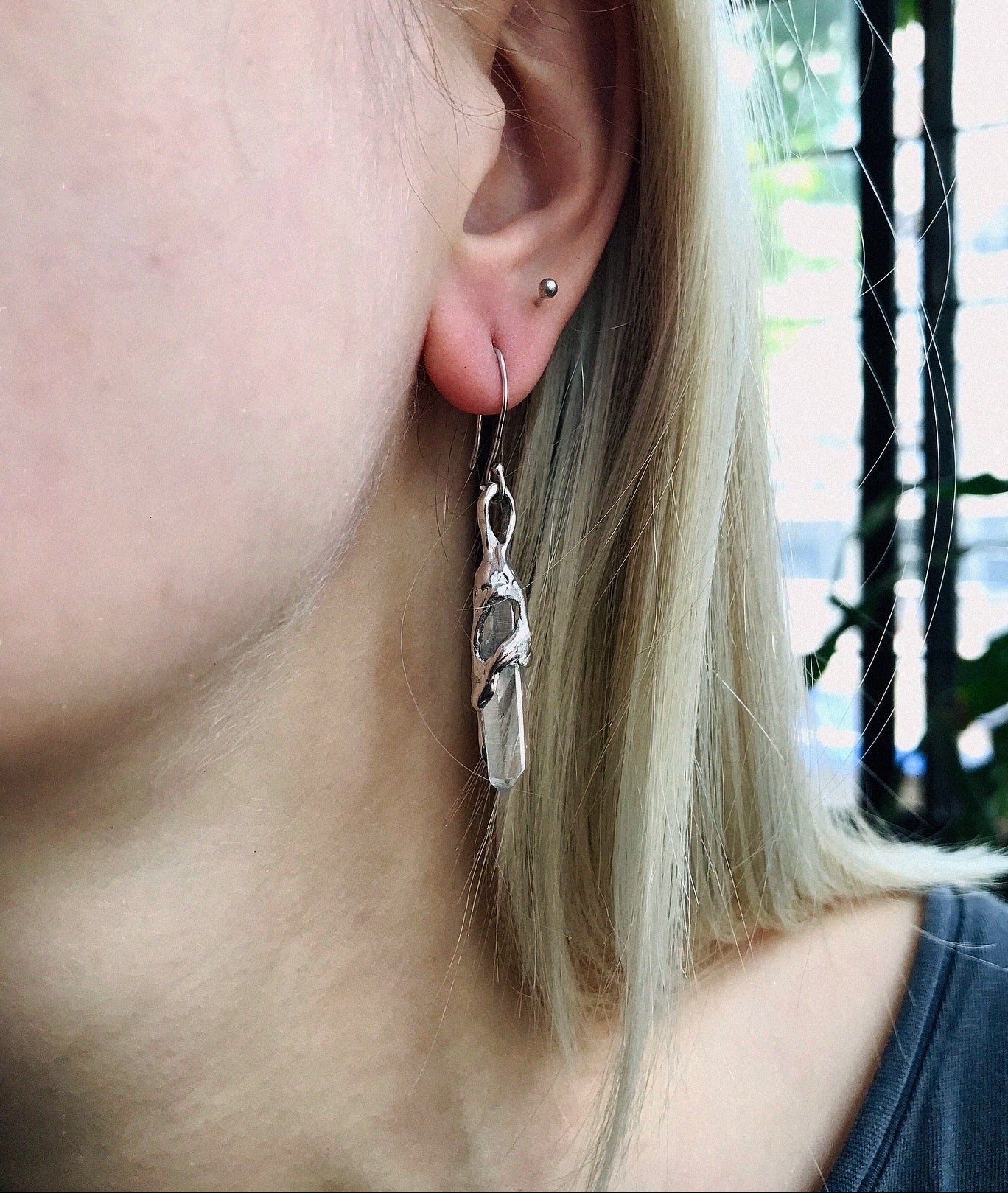 Quartz Crystal earrings