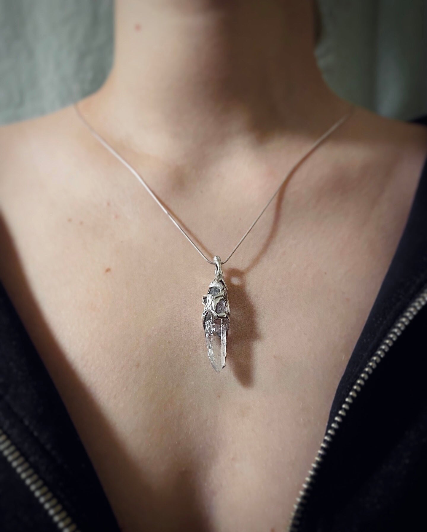 Quartz necklace