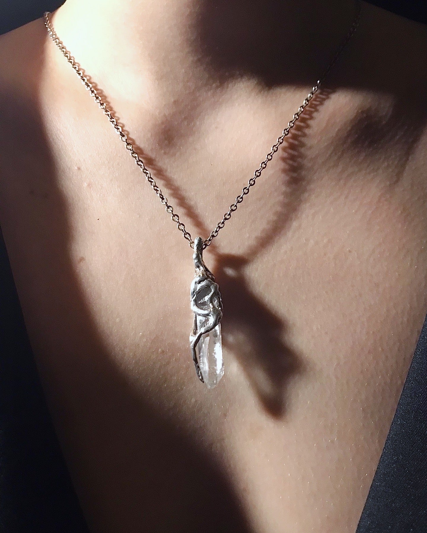 Quartz necklace
