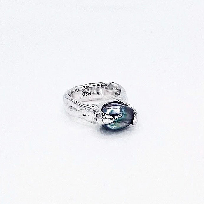 Pearl ring (Gray)