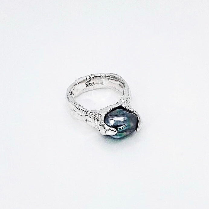 Pearl ring (Gray)