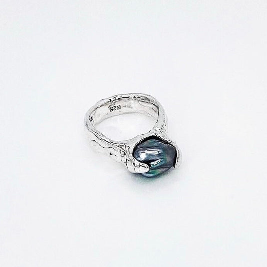 Pearl ring (Gray)