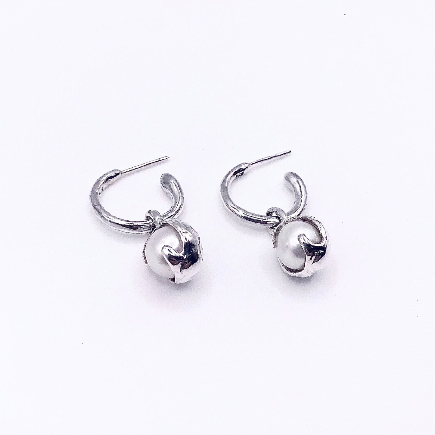 Pearl Hoop-Earrings