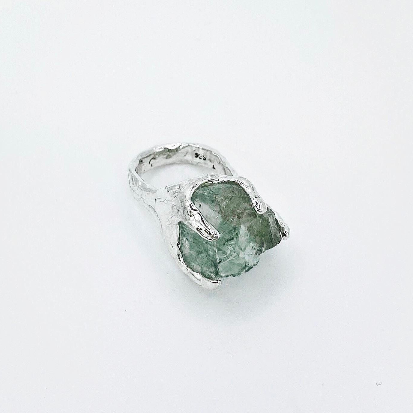 Prasiolite ring