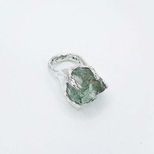 Prasiolite ring