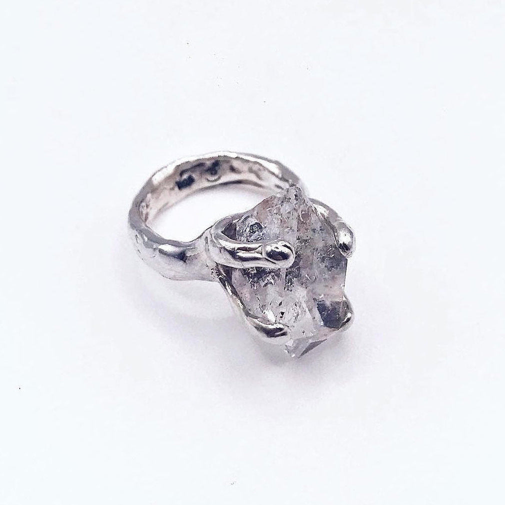 HERKIMER QUARTZ RING