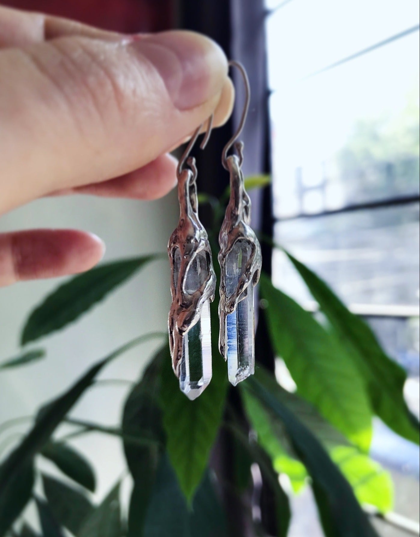 Quartz Crystal earrings
