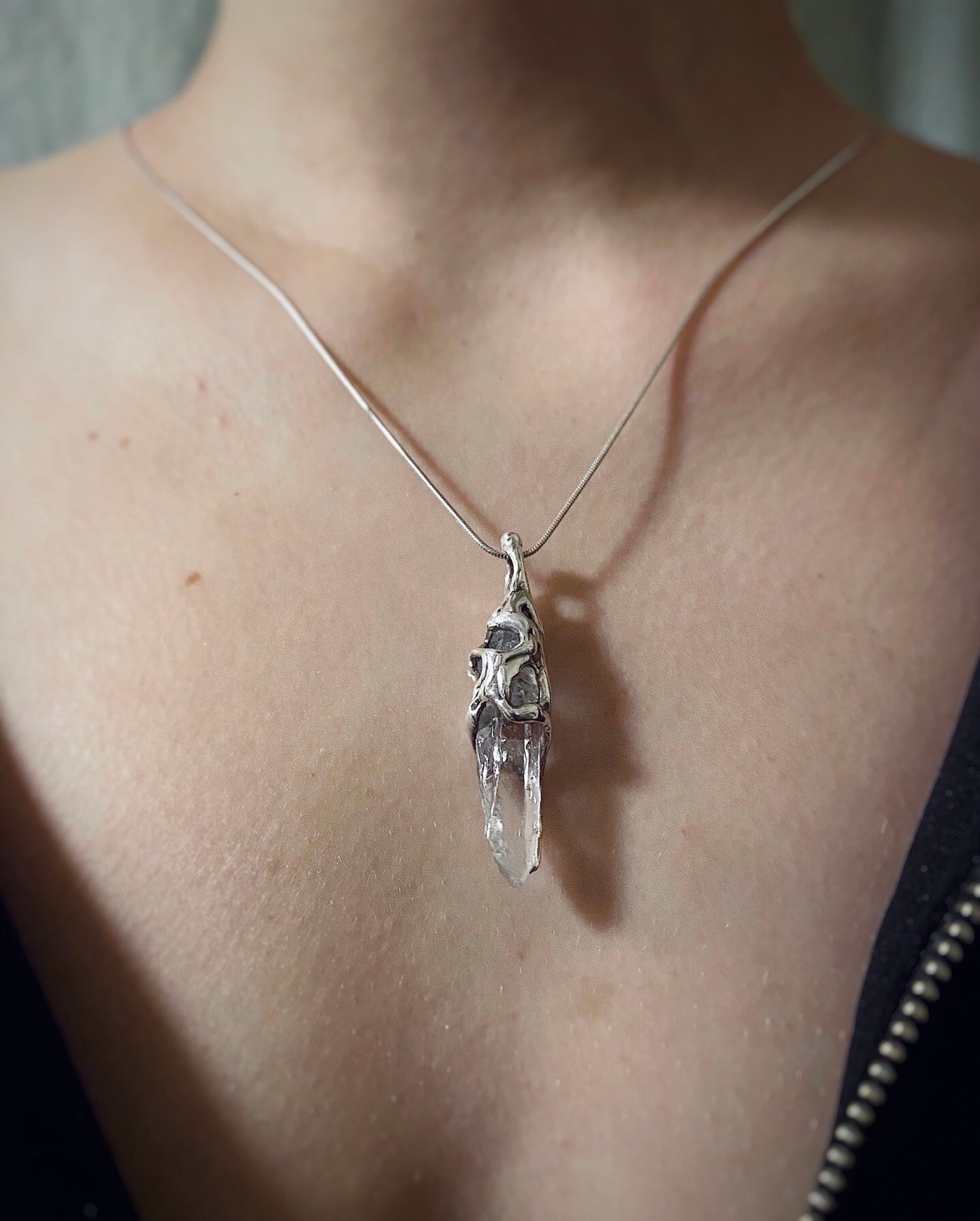 Quartz necklace