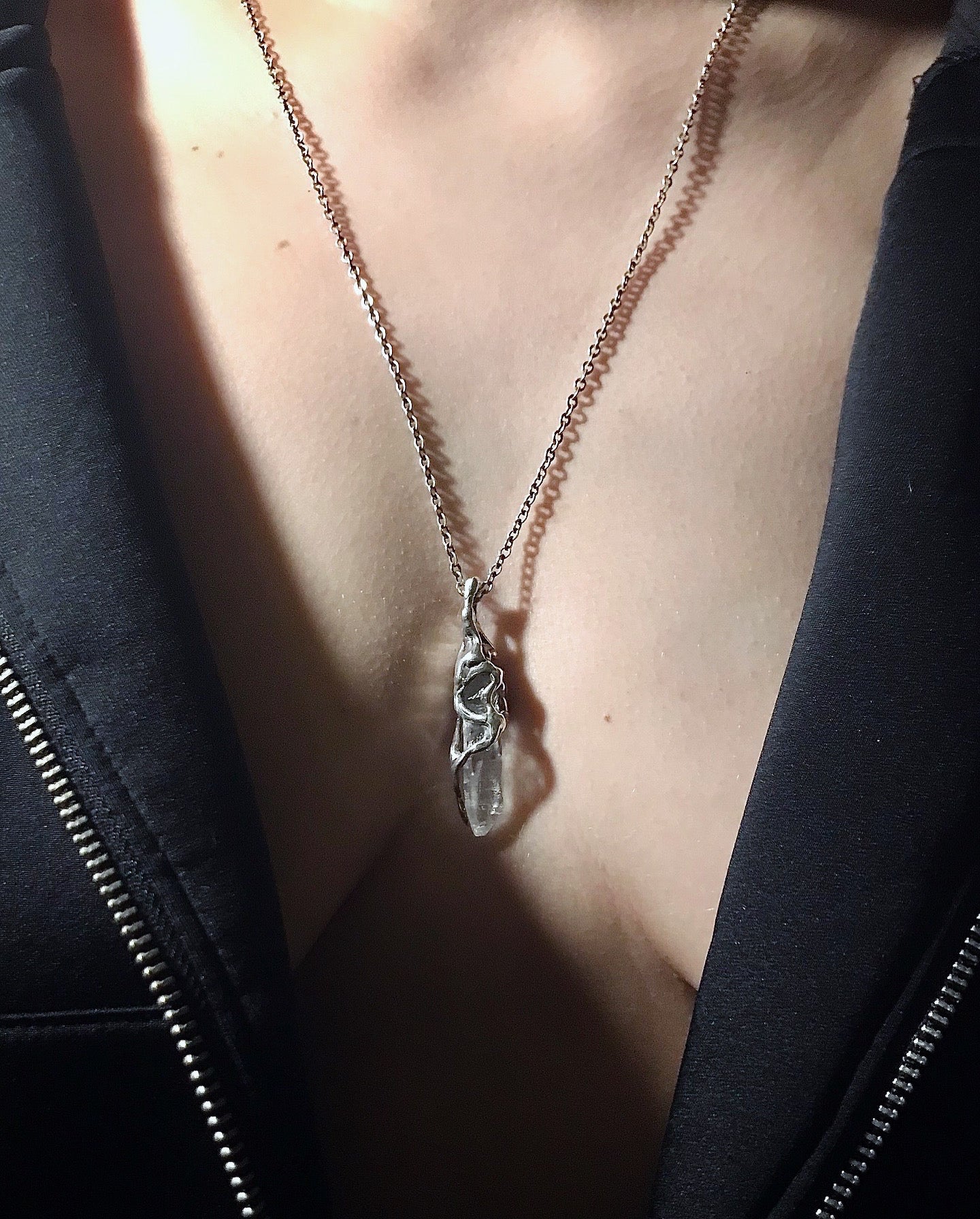 Quartz necklace
