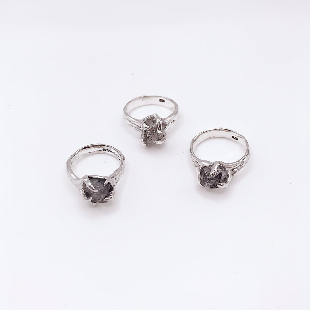 HERKIMER QUARTZ RING