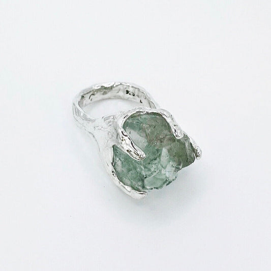 PRASIOLITE RING