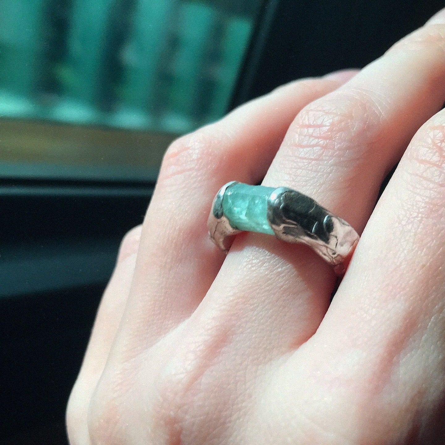 AQUAMARINE RING